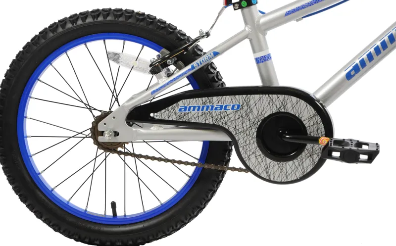 Ammaco Storm 20 Inch Wheel Kids Bike Silver-4